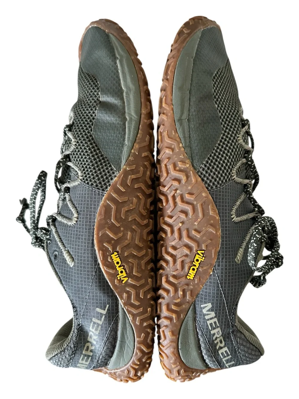 Merrell Men's Green Trail Shoe 7 with Vibram Outsole Size 12